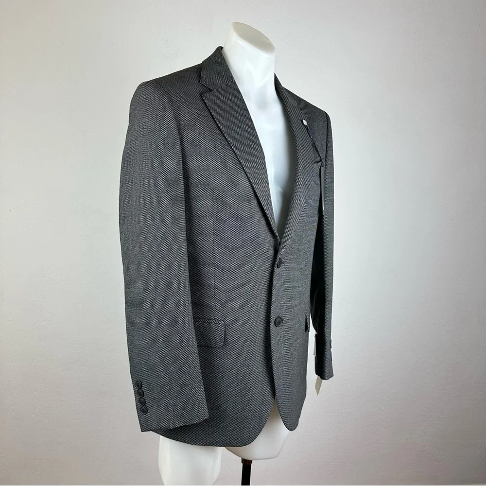 NWT Nautica Active Stretch Charcoal Blazer